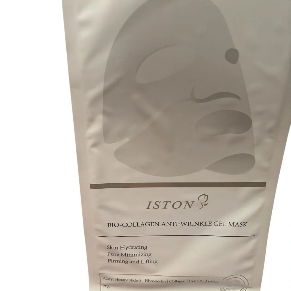 Iston bio collagen anti wrinkle gel mask